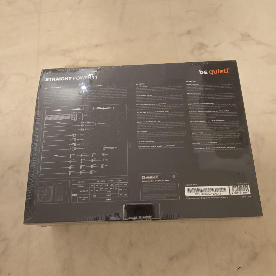 電源ユニット be quiet! STRAIGHT POWER 11 850W
