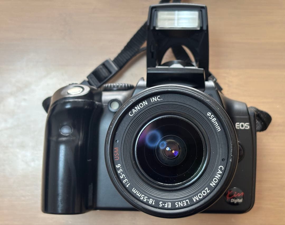 Canon EOS Kiss Digital 一眼レフ カメラ レンズ2本