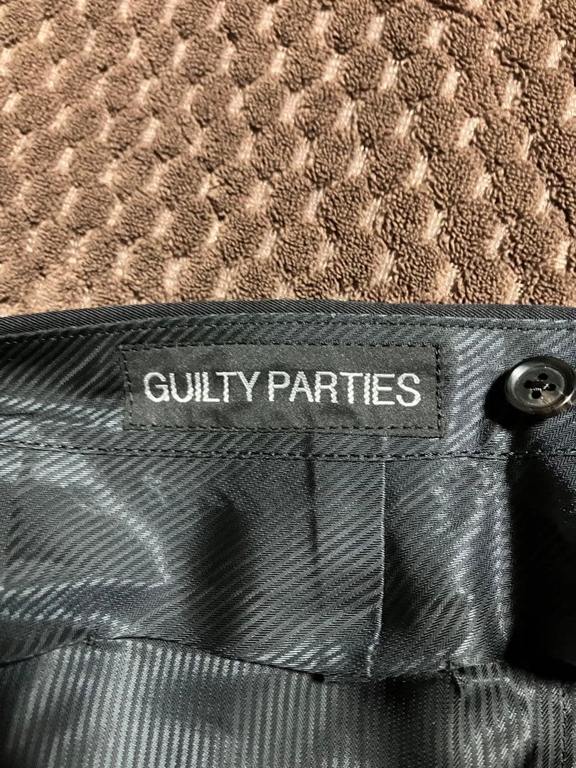 gutsun　ワコマリア　ウール　スラックス　ブラック　サイズL