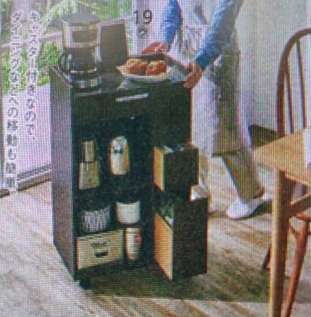 キッチンワゴン 　no3474ダークブラウン