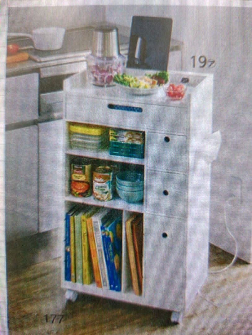 キッチンワゴン 　no3474ダークブラウン