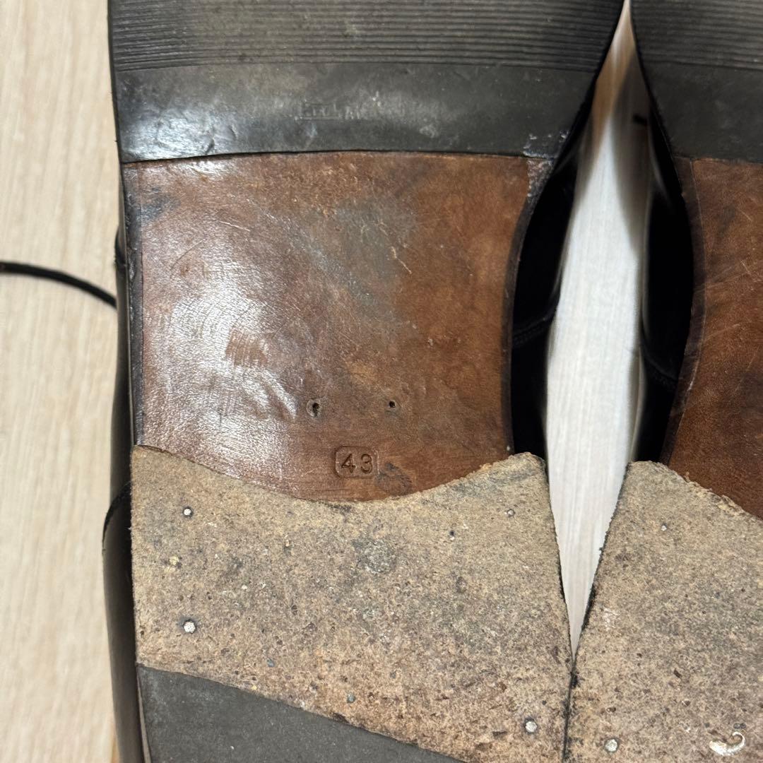 Le Yucca’s レユッカス チャッカブーツ 43 ブラック レザー