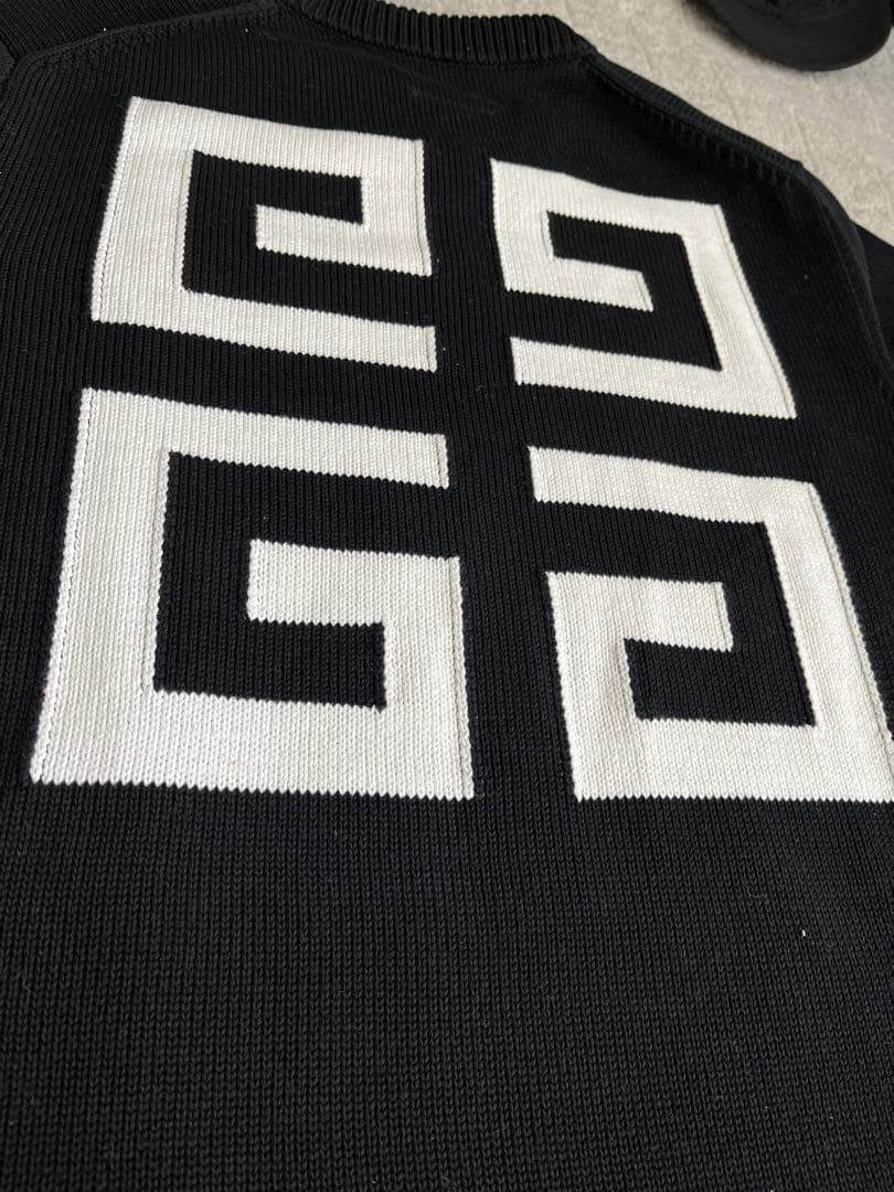 MAKO　GIVENCHY 4G コットン セーター ラウンドニット　XL