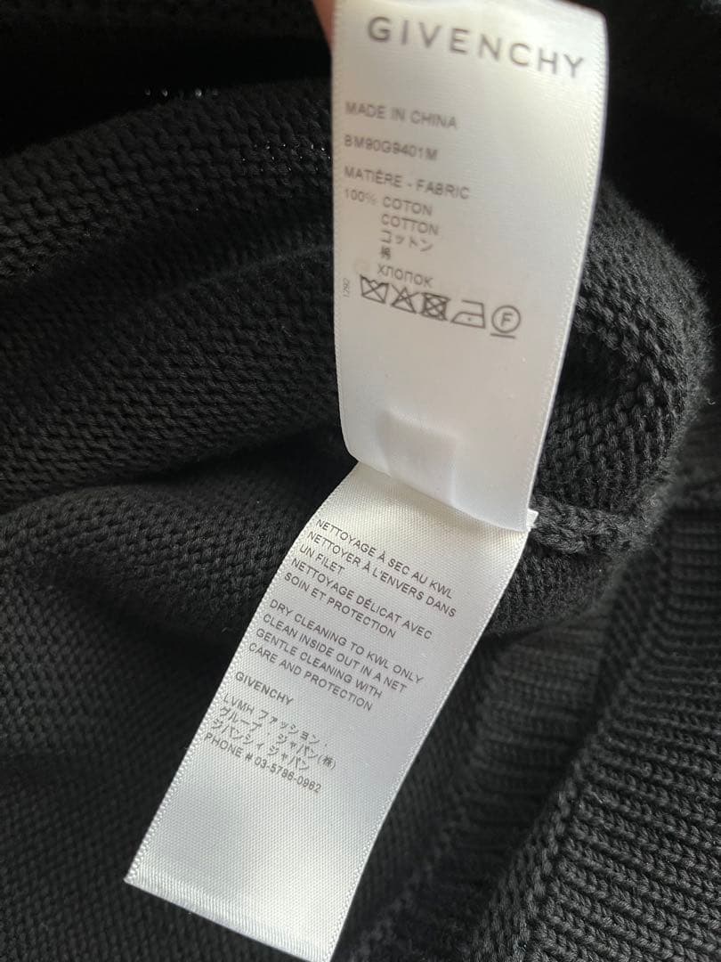 MAKO　GIVENCHY 4G コットン セーター ラウンドニット　XL