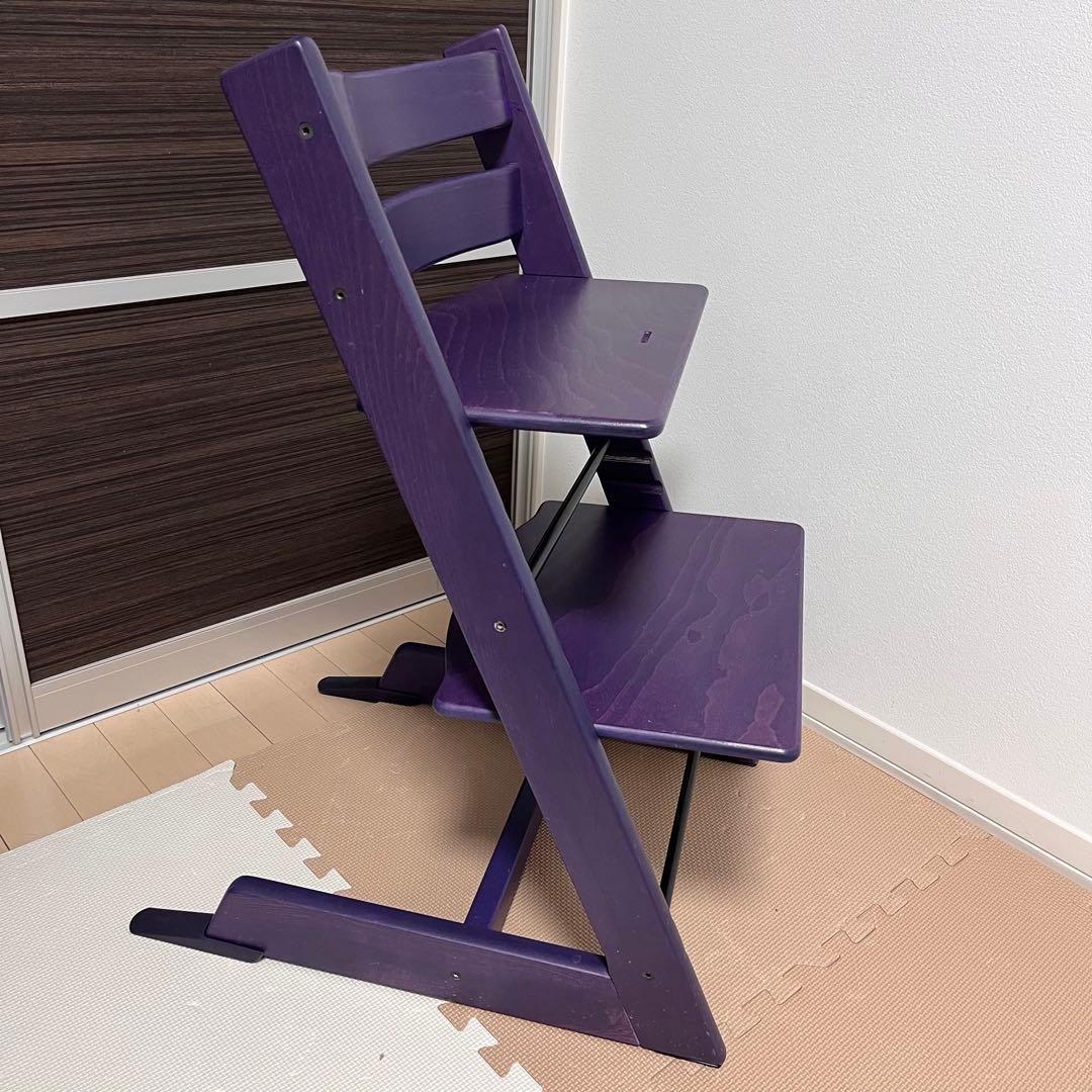 【新型】STOKKE　ストッケ　トリップトラップ　ナンバー5　パープル