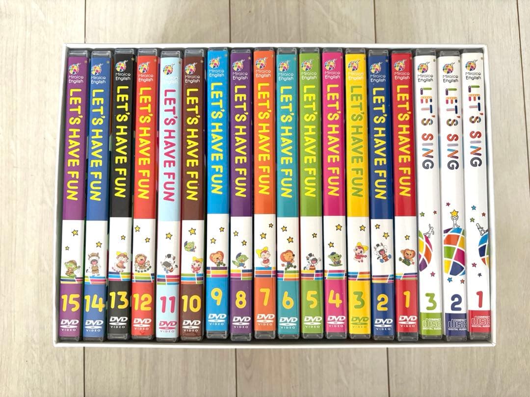 【最安値】ミライグリッシュDVD・CDボックスセット