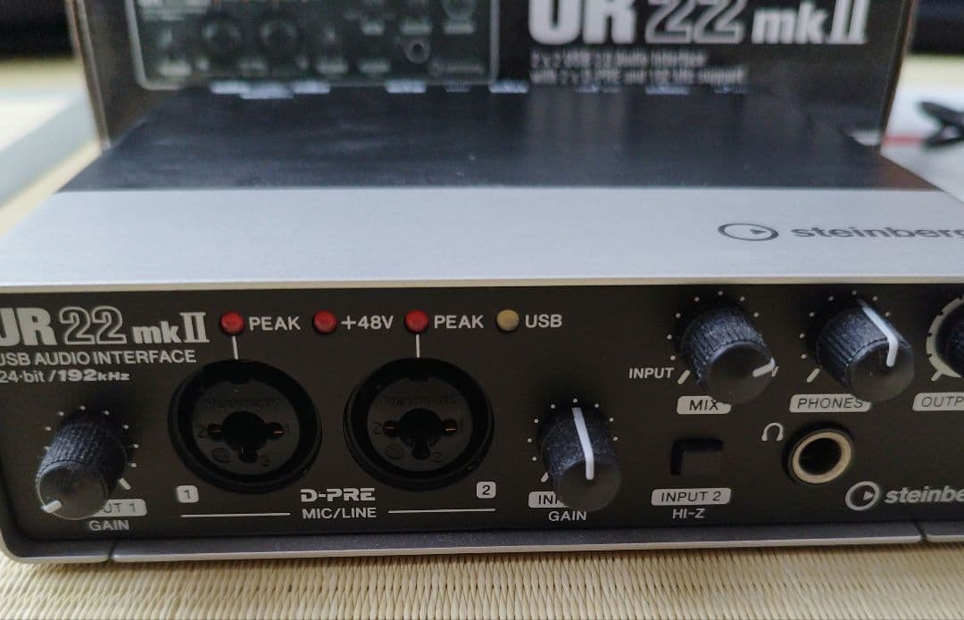 Steinberg UR22 mk II オーディオインターフェイス