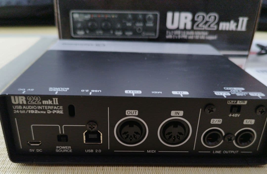 Steinberg UR22 mk II オーディオインターフェイス