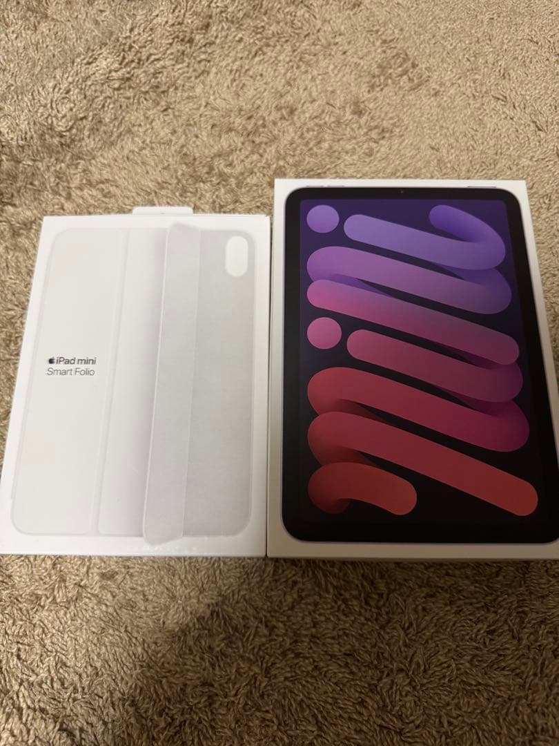 iPad mini6 Wi-Fiモデル256GB パープル　純正ケース付き