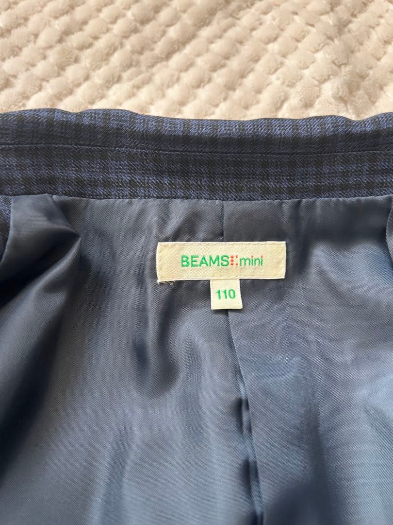 【美品】BEAMS 男の子フォーマル 110 4点セット　入学式 七五三 結婚式