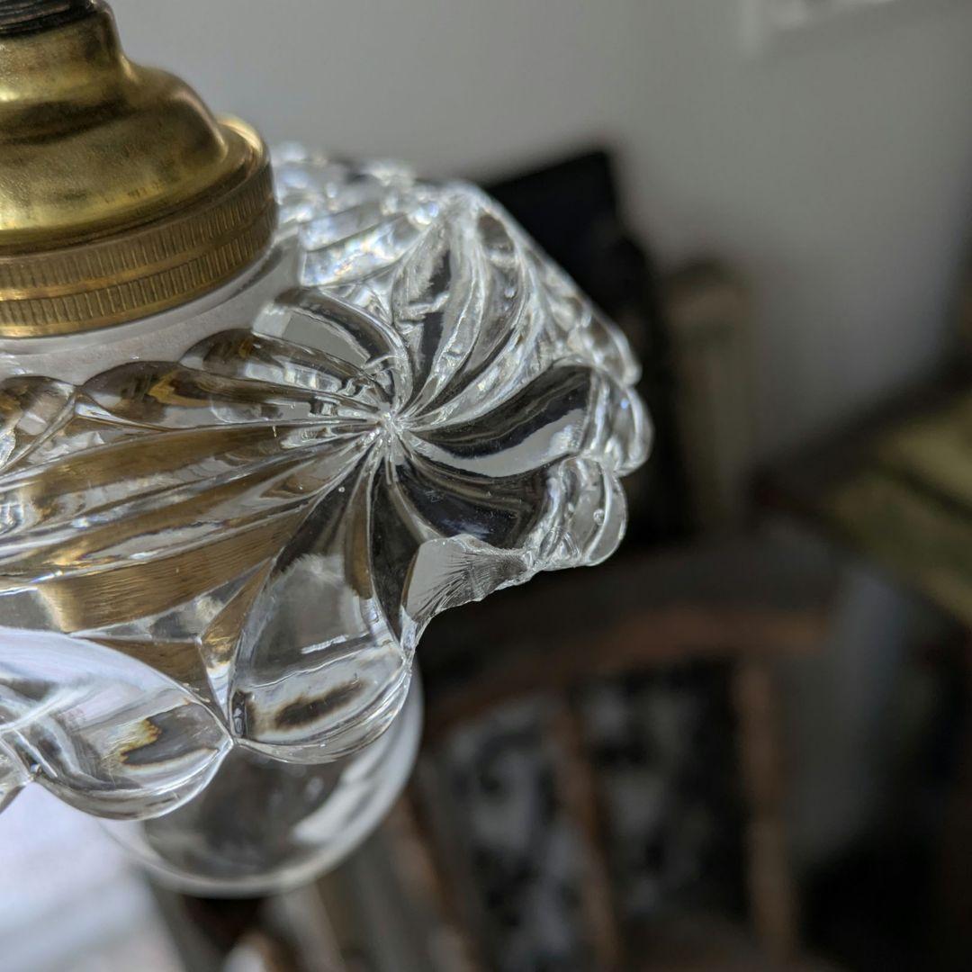 え*ち様 難あり*フランスアンティーク　オールドバカラ ミニシャンデリアシェード