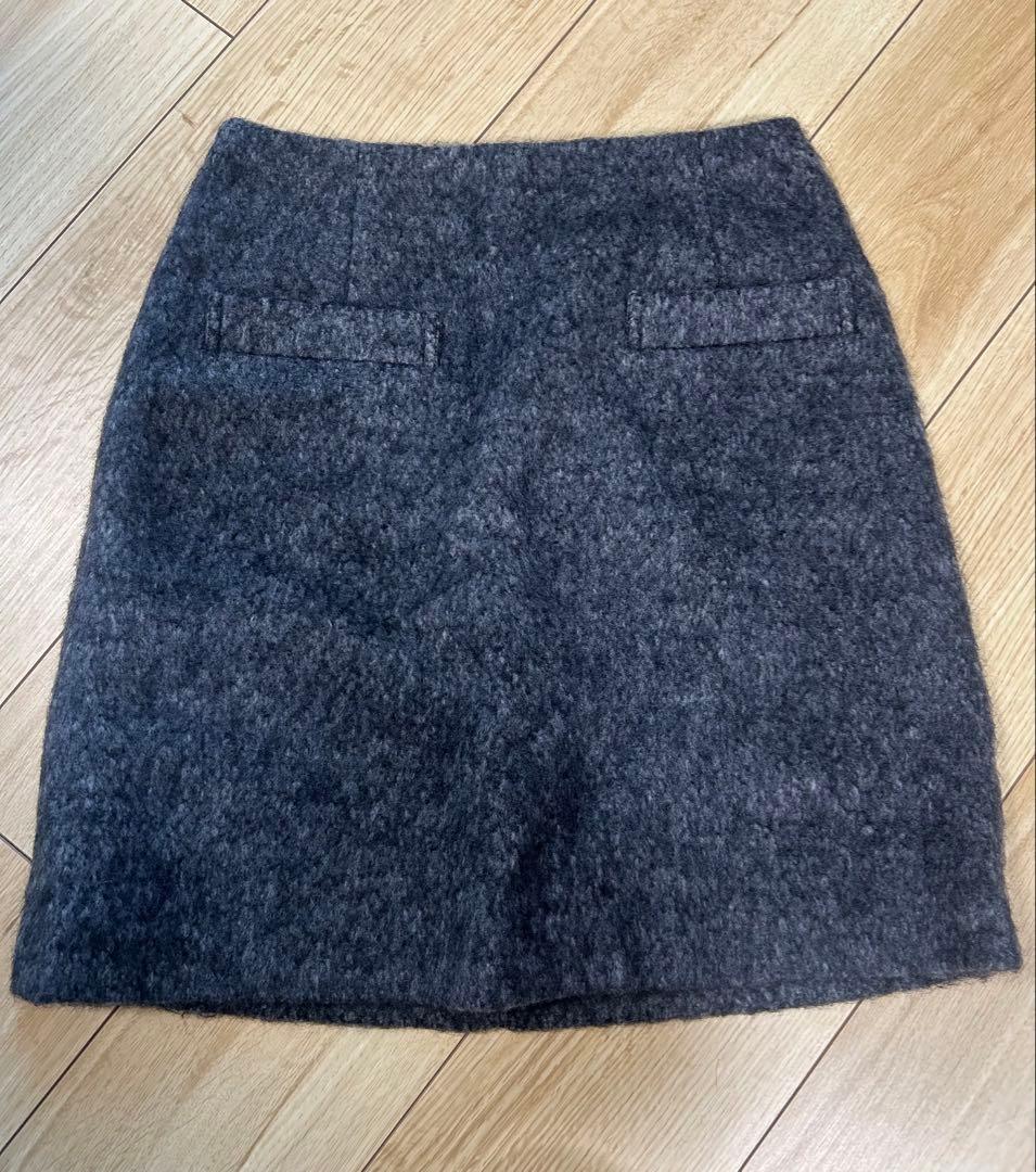 allureville アルアバイル モヘヤシャギーミニスカート