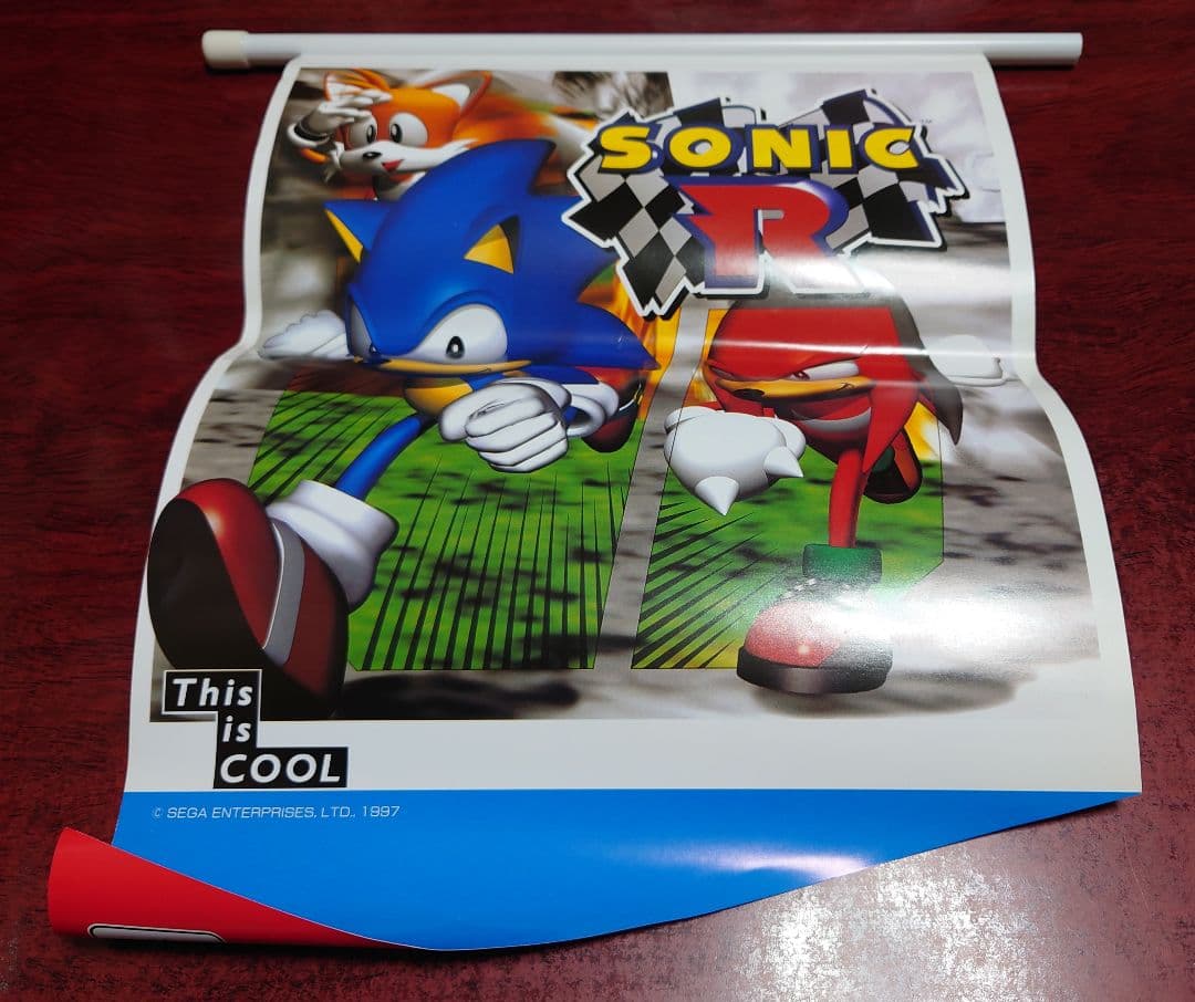 SS セガサターン『SONIC R ソニックR』フラグPOP 販促用