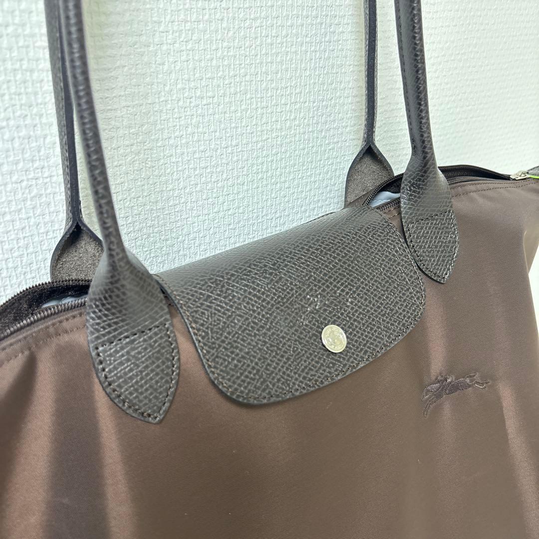 【期間限定お値下げ中】ル プリアージュグリーン L ショルダーバッグ　モカ