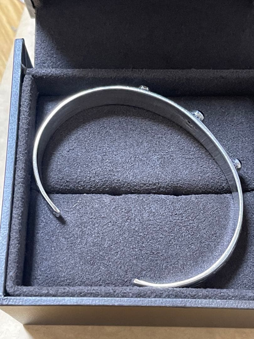 ファブル　チャンルー　民族美品　シルバーバングル　天然石　シルバー925