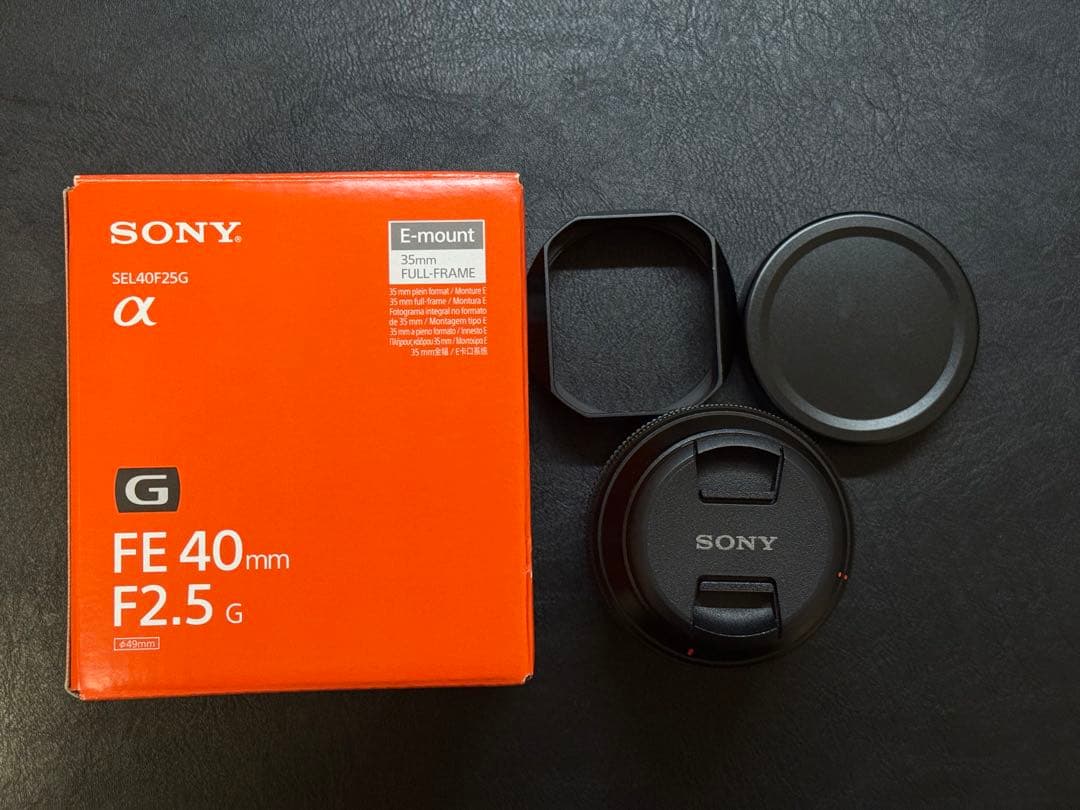 ソニー SONY SEL40F25G Gレンズ FE 40mm F2.5 G