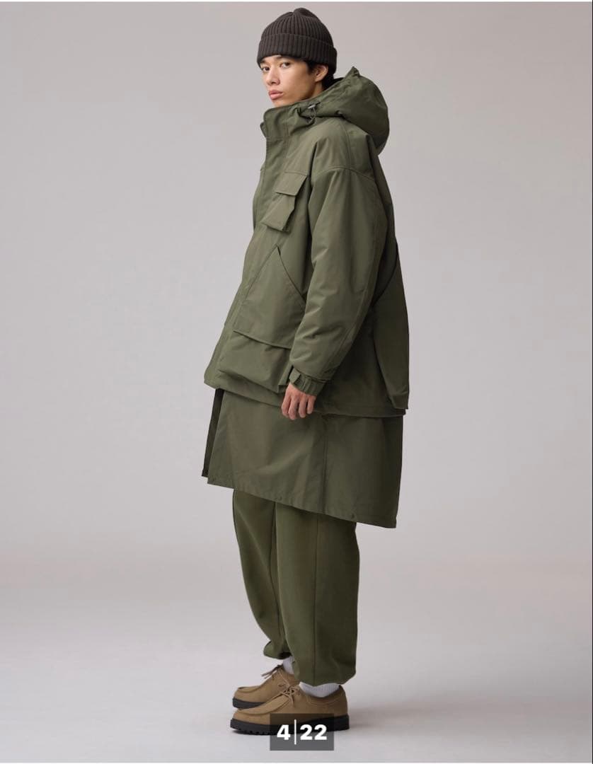 GU パデッドシェルパーカ ENGINEERED GARMENTSネイビー M