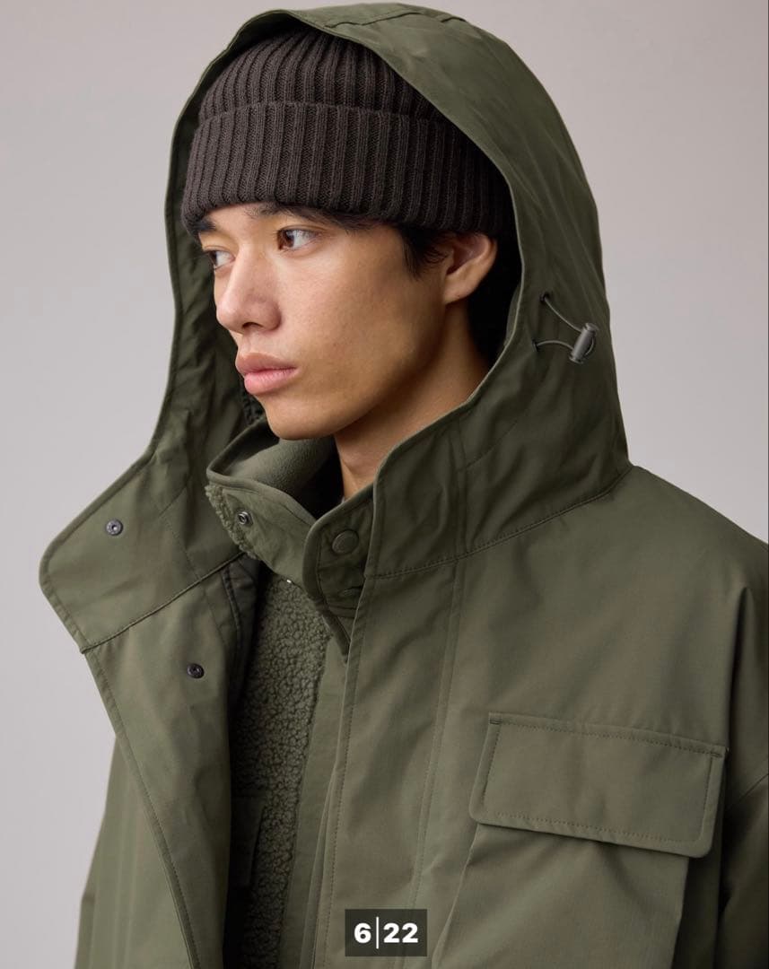 GU パデッドシェルパーカ ENGINEERED GARMENTSネイビー M