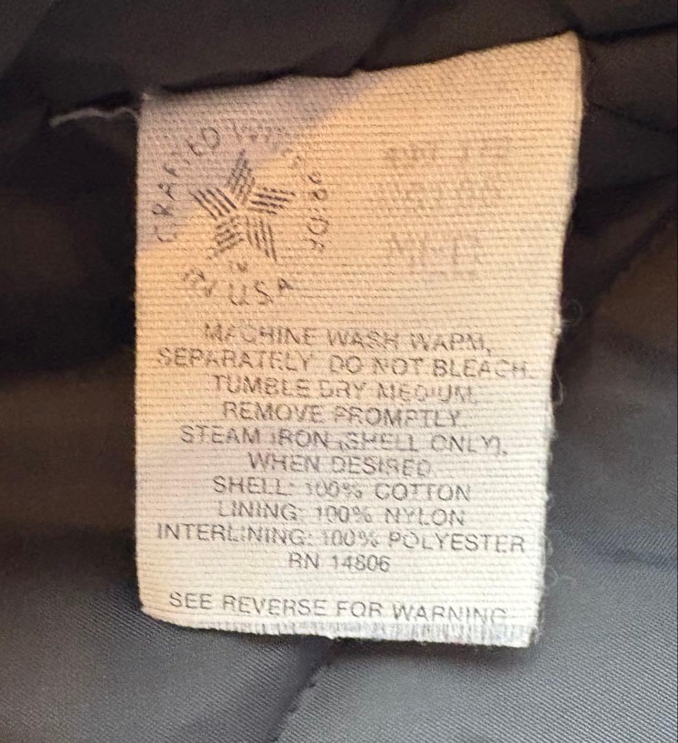 【80's 】【USA製】Carhartt カーハート ダック ベスト 腰ゴムM