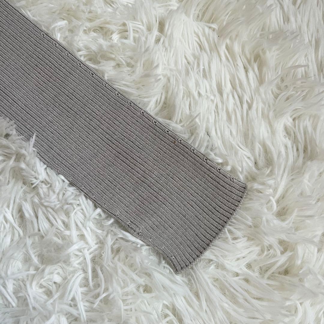 セルフォード プリーツホールガーメントニットワンピース Aライン　CELFORD