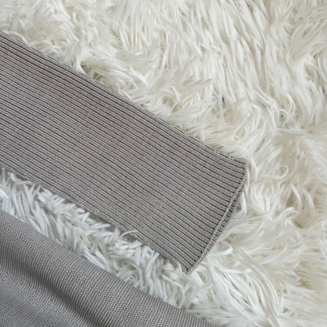 セルフォード プリーツホールガーメントニットワンピース Aライン　CELFORD