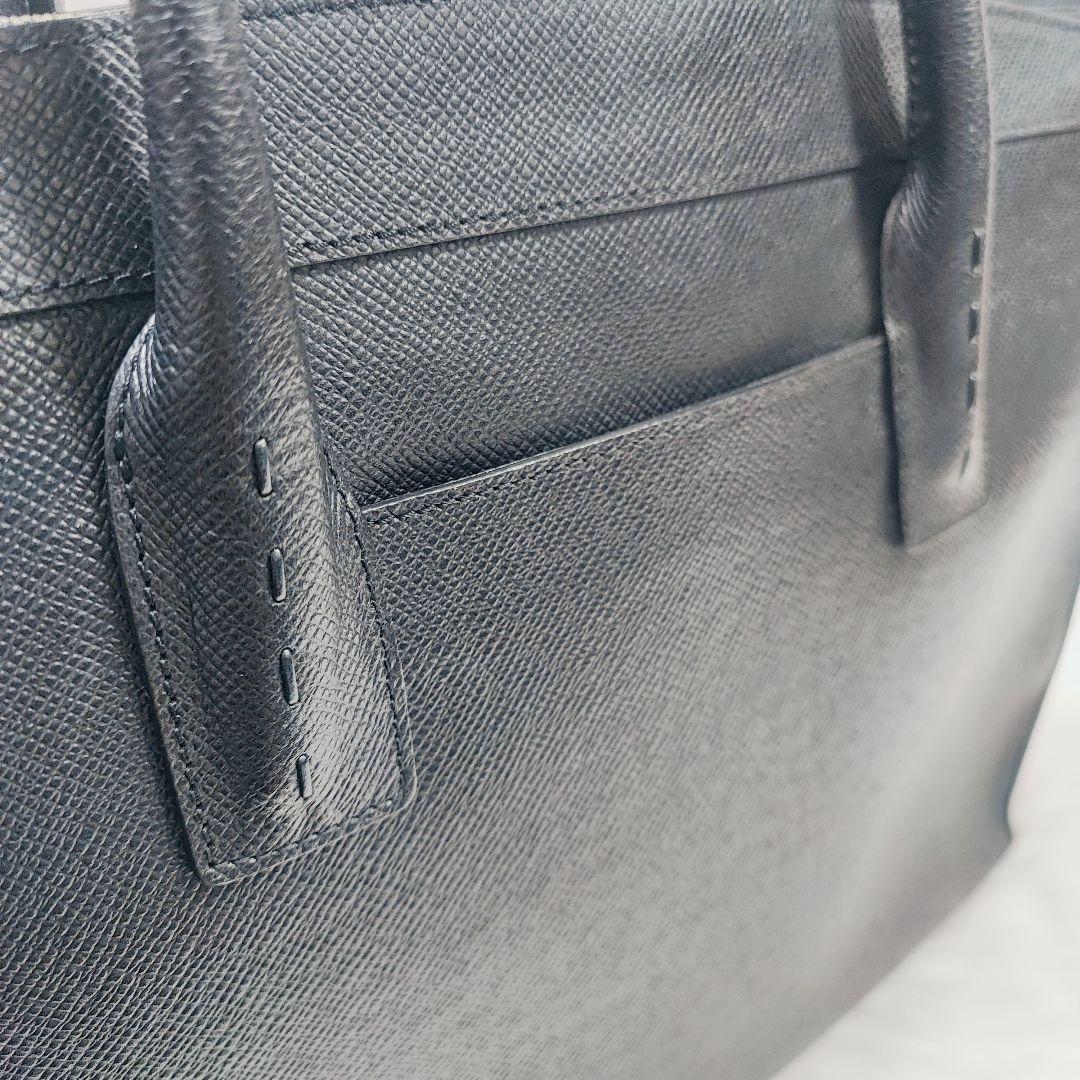 【美品】ナガタニ NAGATANI サフィアーノレザー ビジネス トートバッグ