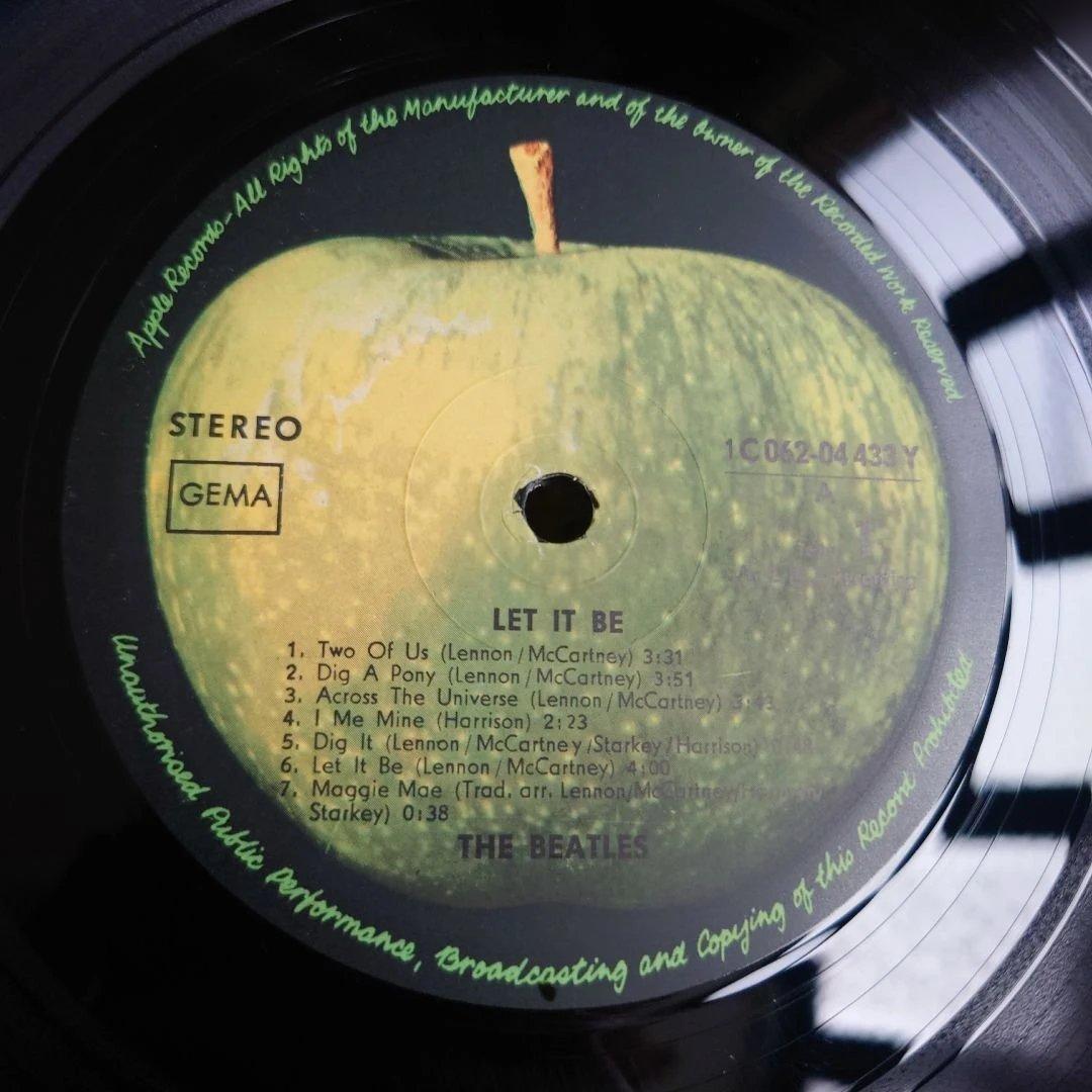初回ドイツ盤The Beatles LET IT BE 極上美