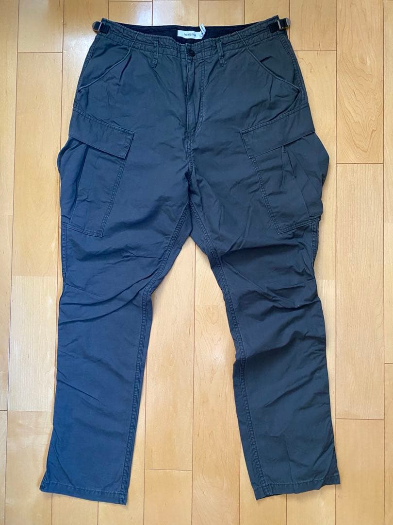 nonnative、カーゴパンツ、ミリタリー、チャコール、2、NN-P3351