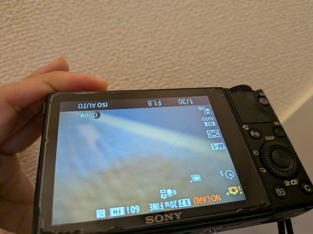 ジャンク品SONY コンパクトデジタルカメラ DSC-RX100M3