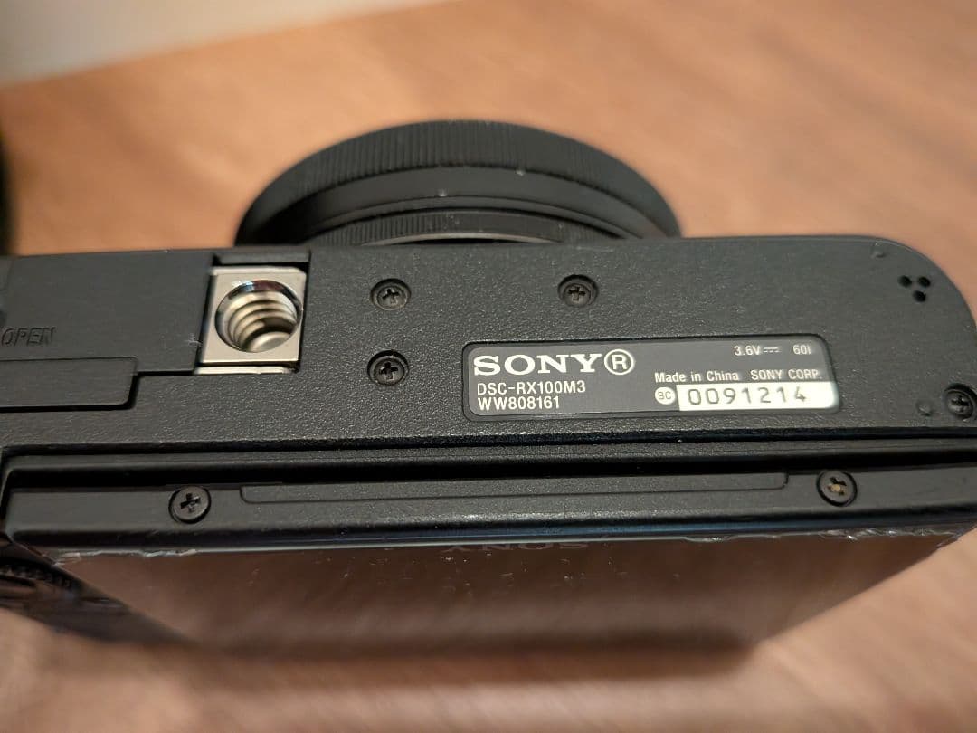 ジャンク品SONY コンパクトデジタルカメラ DSC-RX100M3