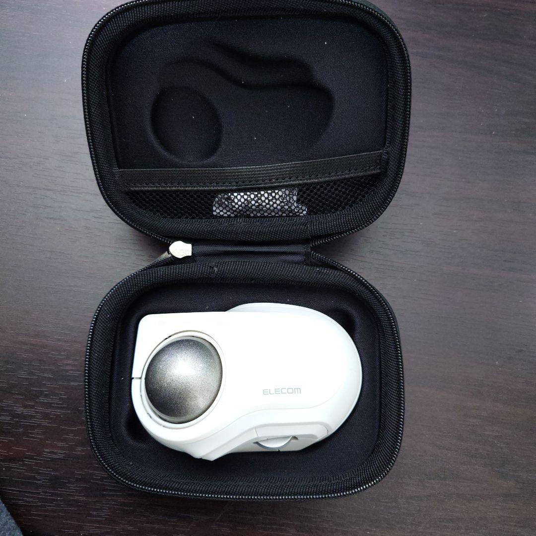 ELECOM トラックボールbitra ホワイト ケース付き