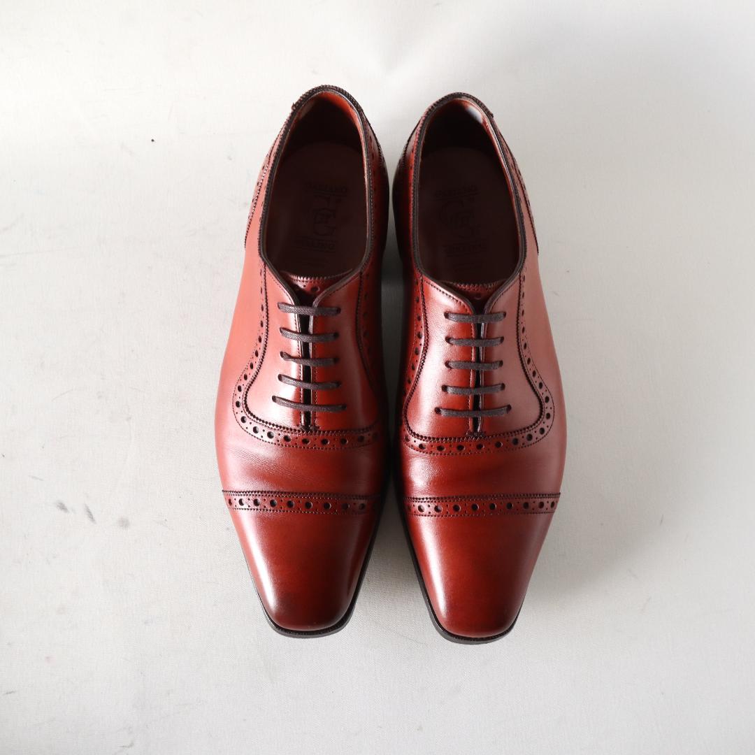 美品 ガジアーノ&ガーリング セントジェームスⅡ 5.5E 24cm チェリー