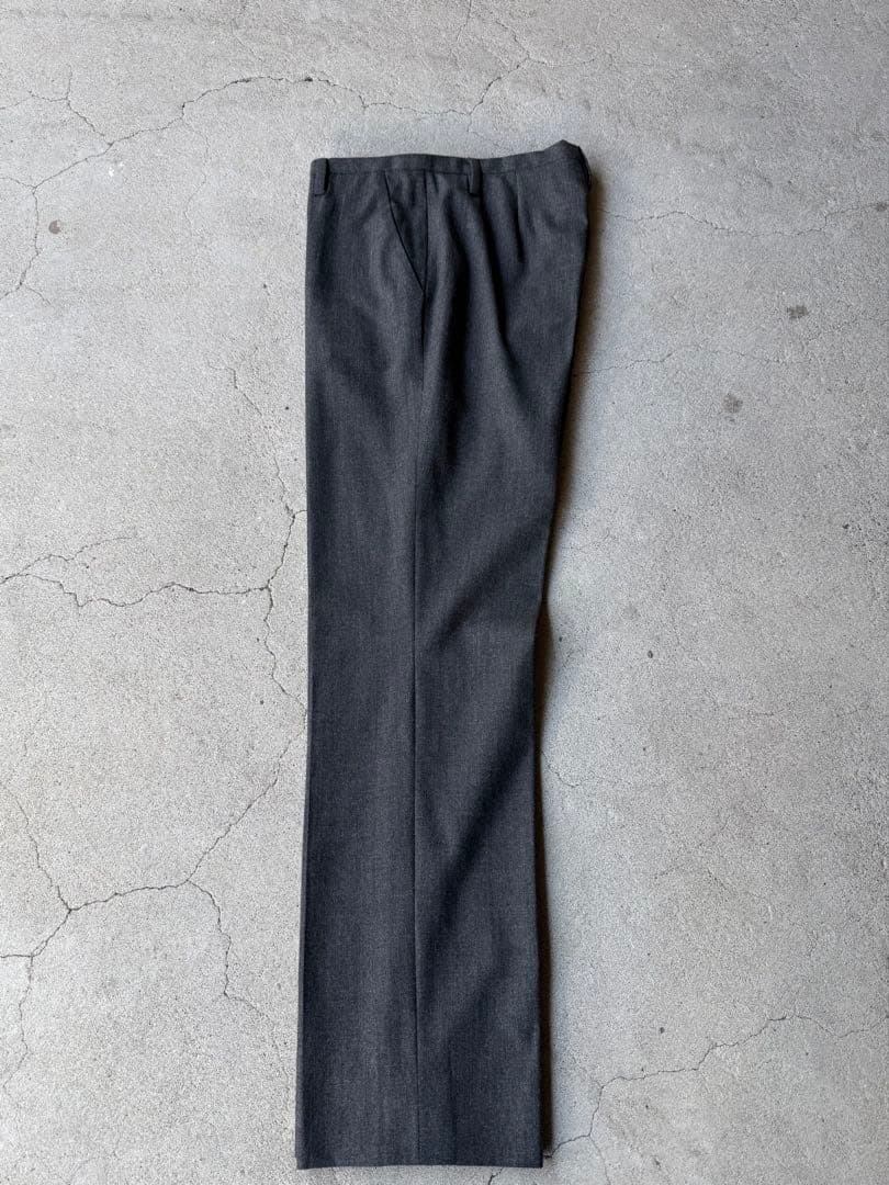 パンツ PRADA Dark Gray Virgin Wool Slacks