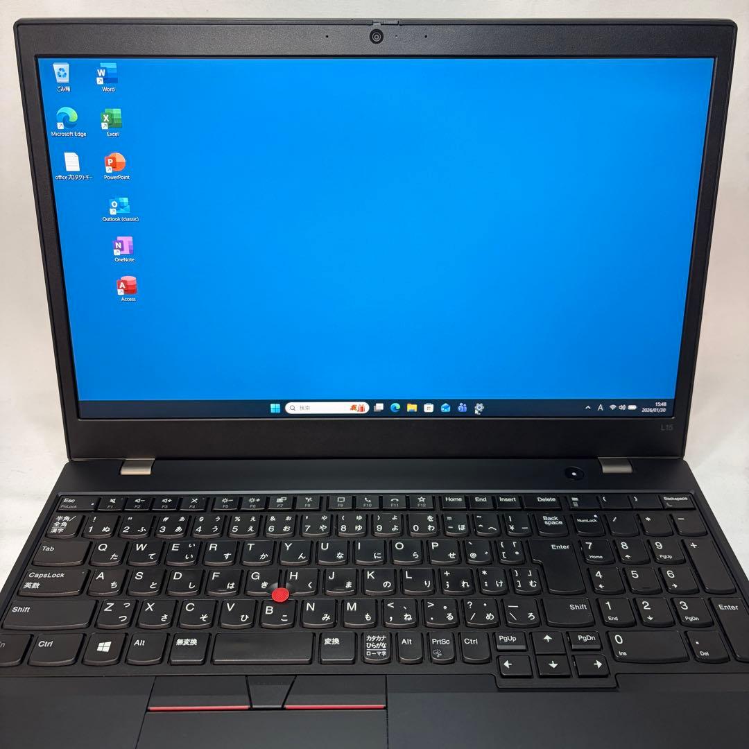 美品 ThinkPad L15 第10世代 i5 15.6型 フルHD オフィス