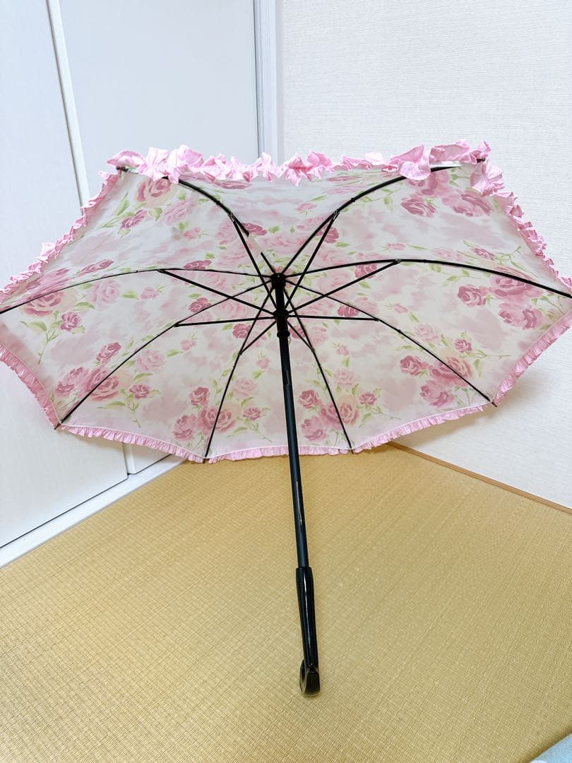 JESUS DIAMANTE 日傘 ぼかし薔薇柄 カバー付き