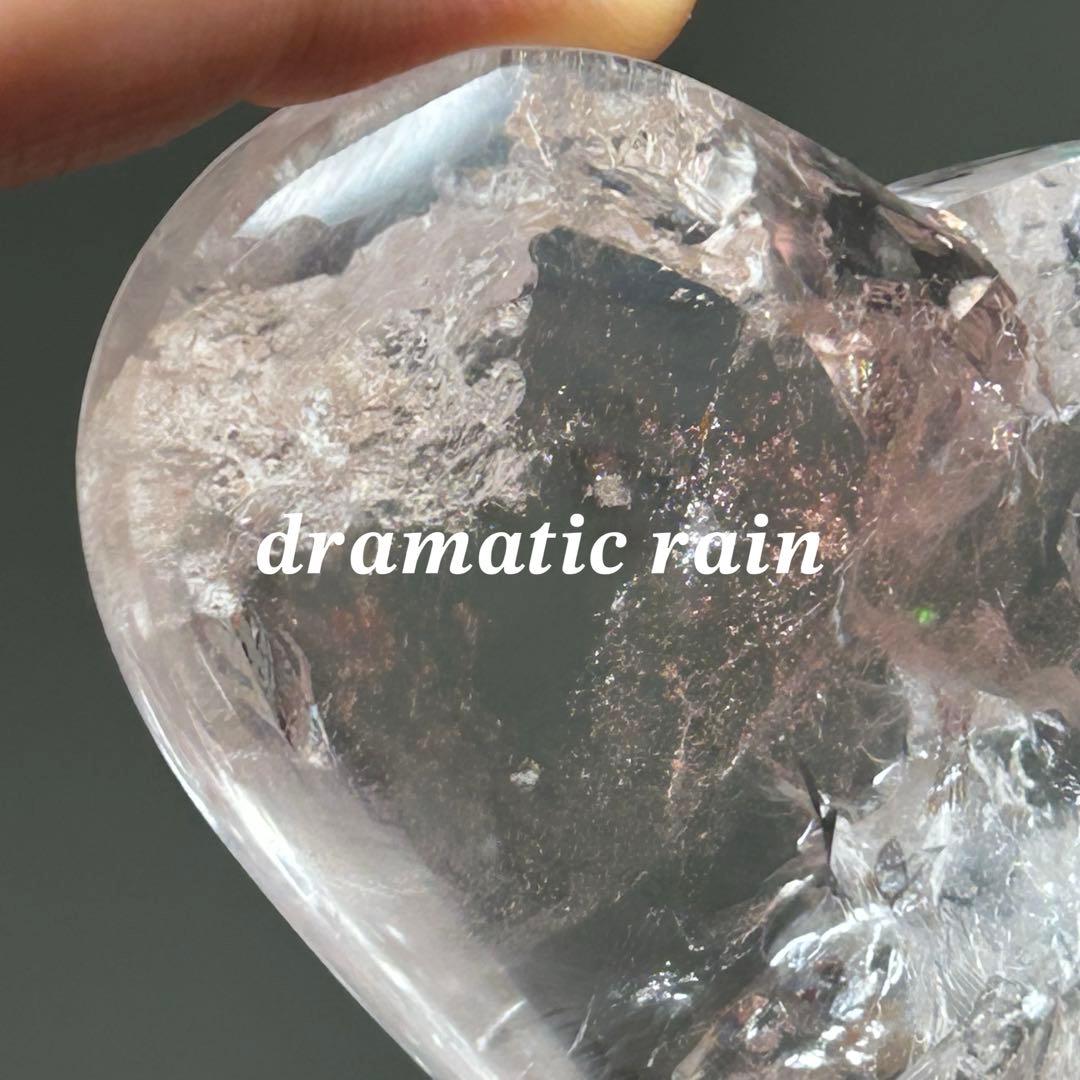 ピンククォーツ ハート 天然石 置物