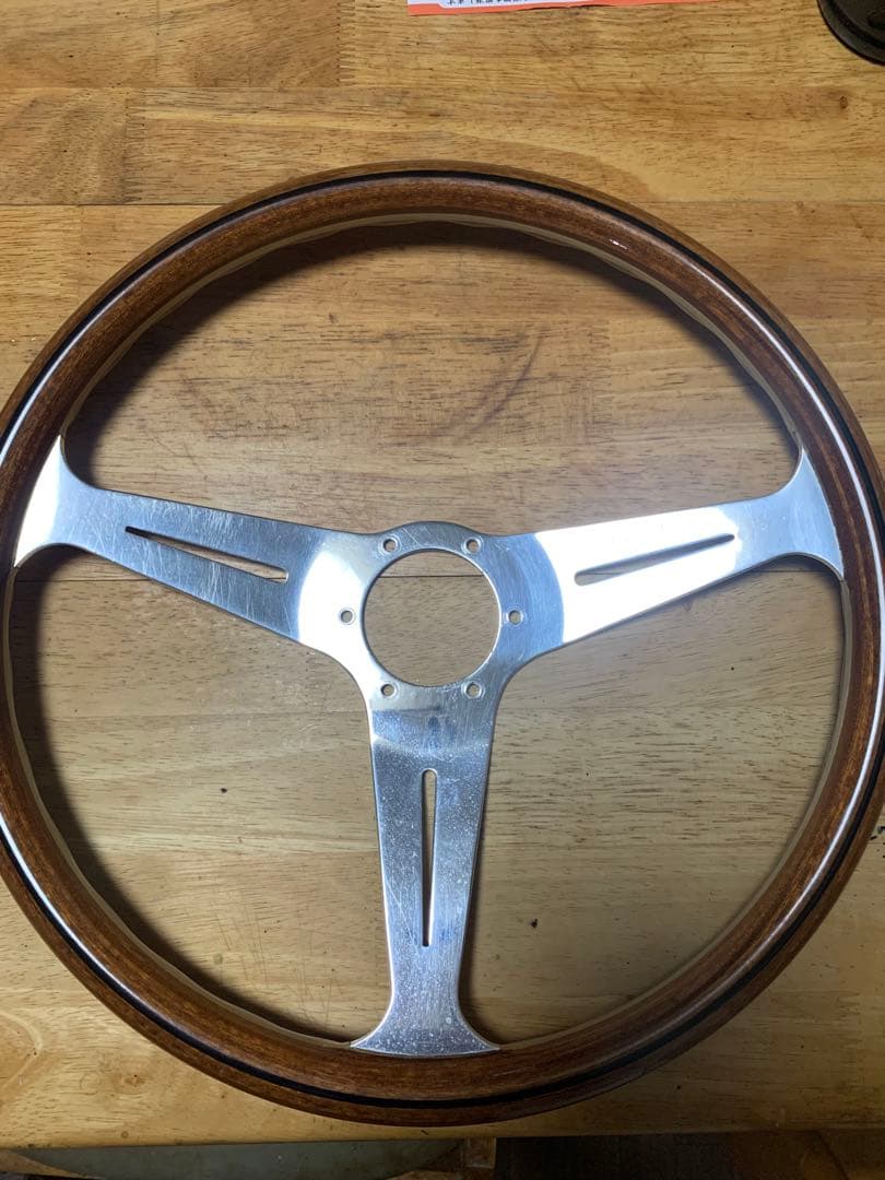 NARDI ナルディ38φ ウッドステアリング