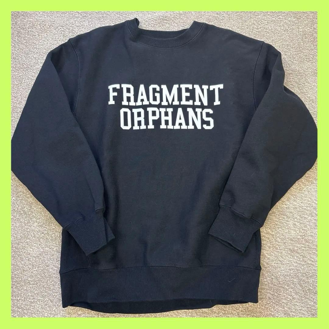 【レア・美品】Mリーグ×FRAGMENT 完売品スウェット 黒　藤原ヒロシ