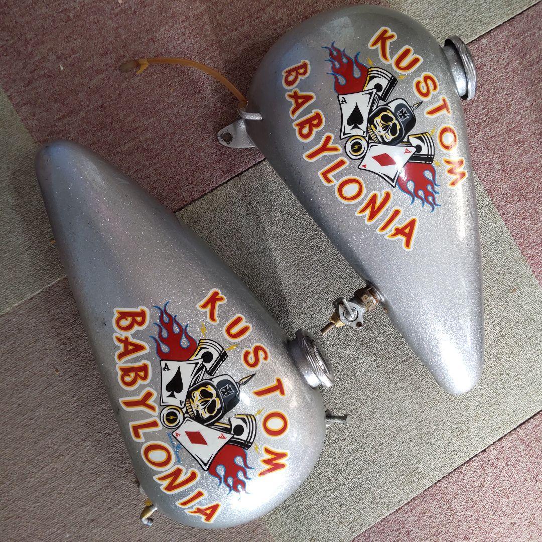 ガソリンタンク シルバー　バイク　カスタムペイント　インテリアにもオススメ★★