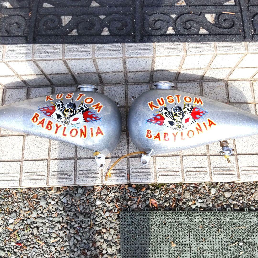 ガソリンタンク シルバー　バイク　カスタムペイント　インテリアにもオススメ★★