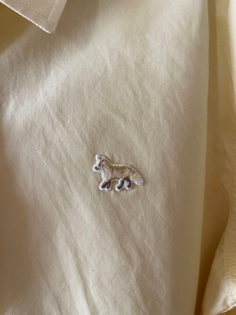 Maison Kitsune ベイビーフォックス　イエロー　シャツ