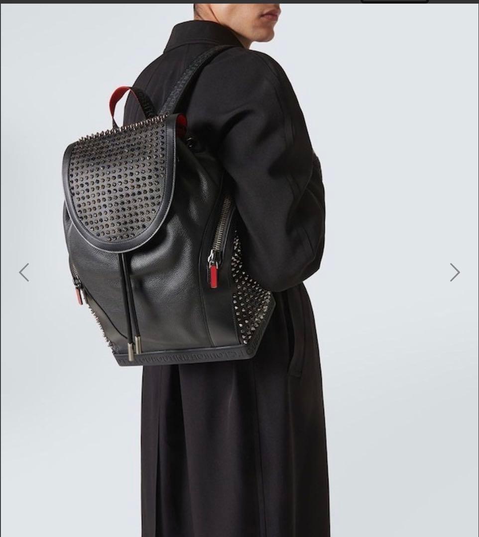 あきら【新品】CHRISTIAN LOUBOUTIN レザーバックパック