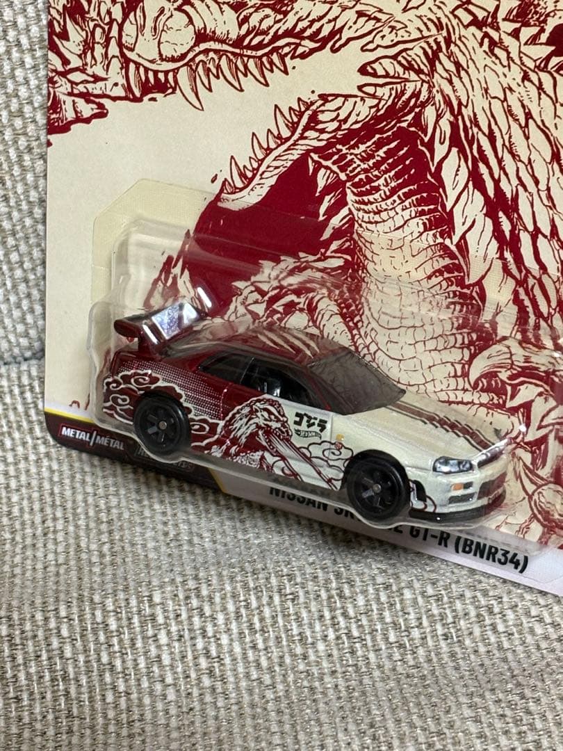 5台セット ゴジラ GT-R BNR34 ホットウィール ポップカルチャー