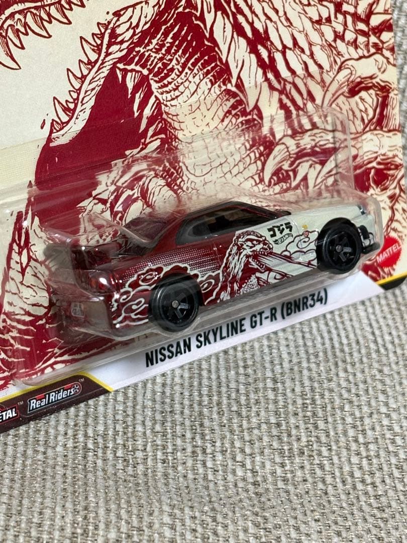 5台セット ゴジラ GT-R BNR34 ホットウィール ポップカルチャー