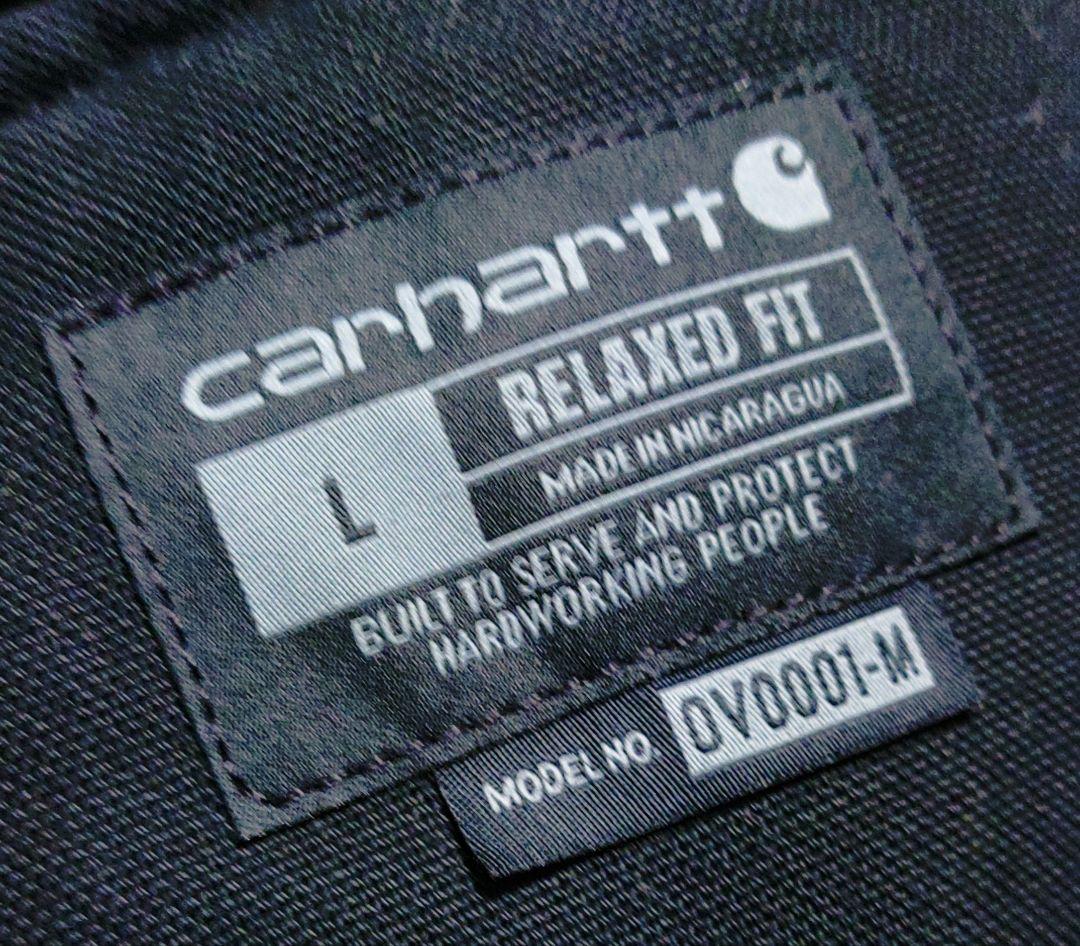 ⬛carhartt ダックベスト【黒】✨USED美品 Lsize