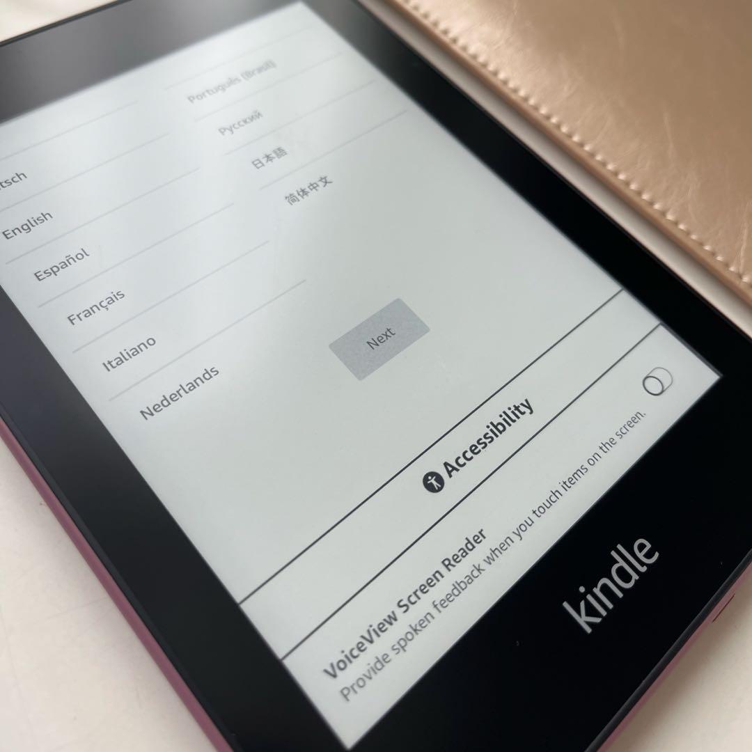 ◯ほぼ新品◯ 32GB Kindle Paperwhite プラム 防水機能搭載