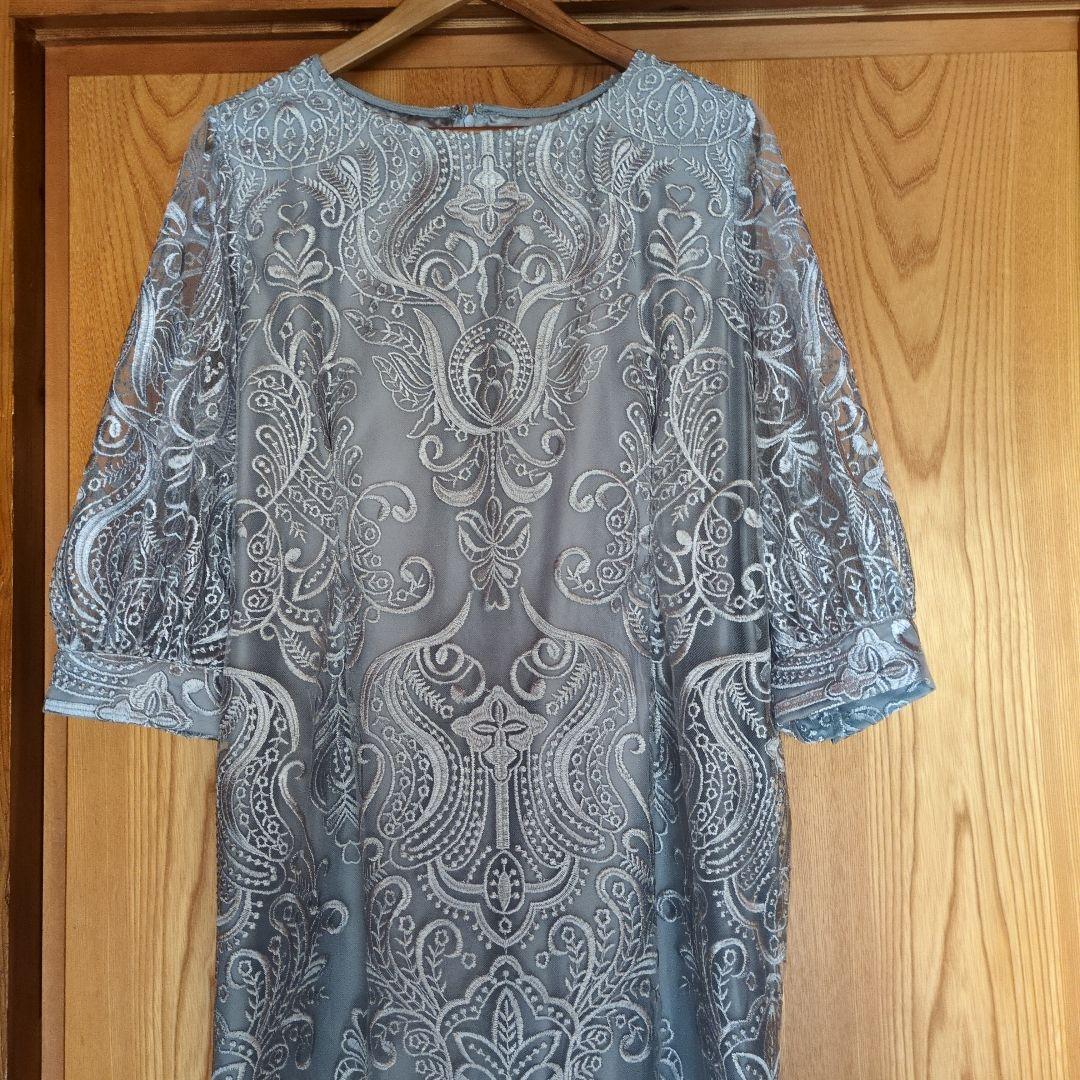 haremode ハレモード ワンピース グレー 4Lサイズ