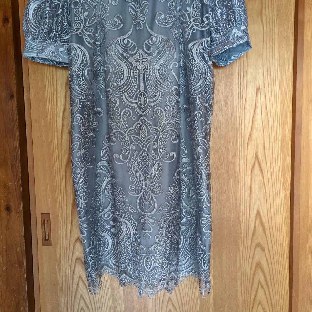 haremode ハレモード ワンピース グレー 4Lサイズ