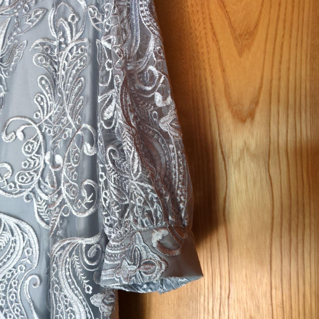 haremode ハレモード ワンピース グレー 4Lサイズ