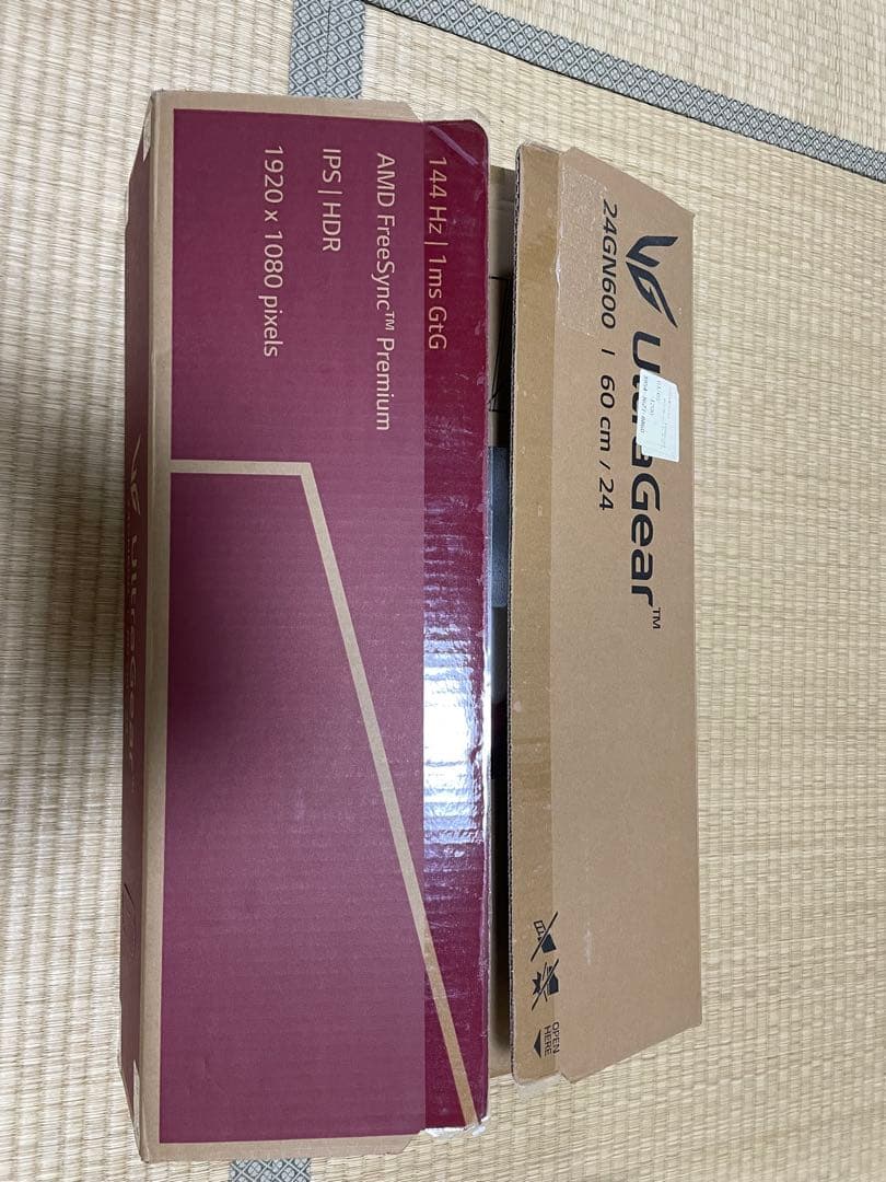 LG 24GN600-B ゲーミングモニター 144Hz